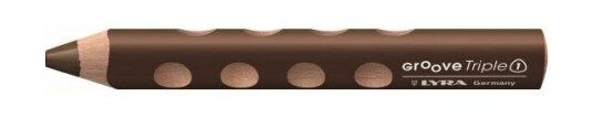 Fargeblyant Groove trippel 1 brun Fargeblyant Groove trippel 1 brun