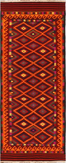 Orientalsk kelimteppe 398 x 157 cm Størrelse: 398 x 157 cm Orientalsk kelimteppe 398 x 157 cm Størrelse: 398 x 157 cm