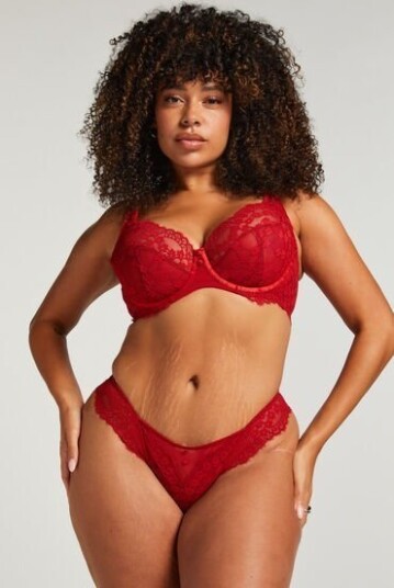 Hunkemöller Daisy String R Red L