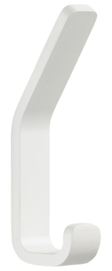 Rim dobbel knagg hvit