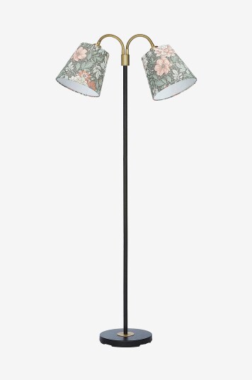 PR Home   Gulvlampe Amy Flex 2 svart   Grønn