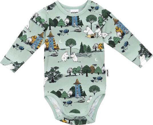 MOOMIN Månskensnatt Body GREEN 80 MOOMIN Månskensnatt Body GREEN 80