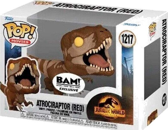 Northix Jurassic World Atrociraptor rød figur eksklusivt samleobjekt