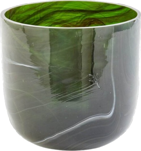 Pols Potten Marbled vase i marmorert glass S 15,5 cm mørkegrønn Pols Potten Marbled vase i marmorert glass S 15,5 cm mørkegrønn