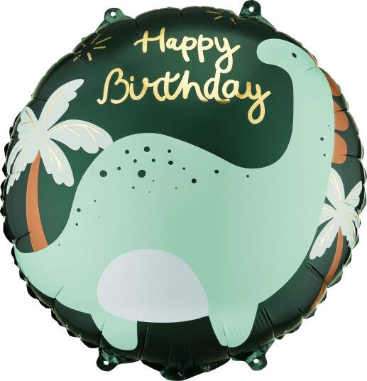 Partydeco Folieballong Brontosaurus Happy Birthday FB360