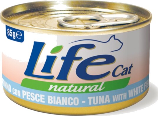 Life Cat Natural Våtfôr Adult Sparepakke Tunfisk Med Hvitfisk 12 X 85 G Life Cat Natural Våtfôr Adult Sparepakke Tunfisk Med Hvitfisk 12 X 85 G
