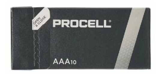 Duracell Procell AAA Alkalisk Batteri 10-pakning 1200mAh Duracell Procell AAA Alkalisk Batteri 10-pakning 1200mAh