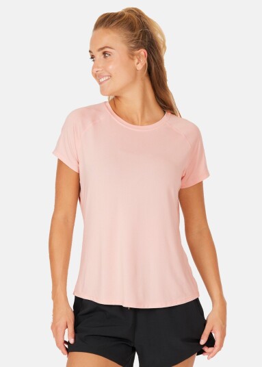 Athlecia Gaina W S/S Tee Sepia Rose 40 Trenings-T-Shirts