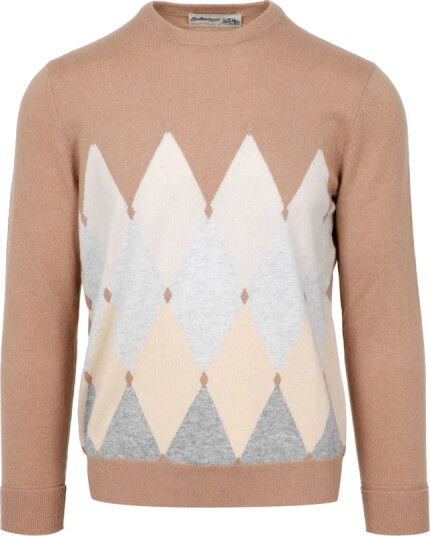 Ballantyne Herre Strikkevarer Beige XL,
