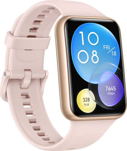 Huawei | Watch Fit 2 Active - Smartklokke Med Reim - Håndleddsstørrelse: 130-210 Mm - Rosa