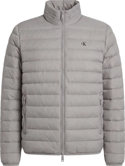 Calvin Klein Jeans Ls Ltwt Nylon Hd Puffer Jkt Grey XS