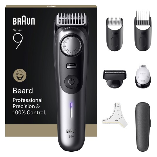Braun Skjeggtrimmer Styler BT 9520 Satin Chrome Braun Skjeggtrimmer Styler BT 9520 Satin Chrome