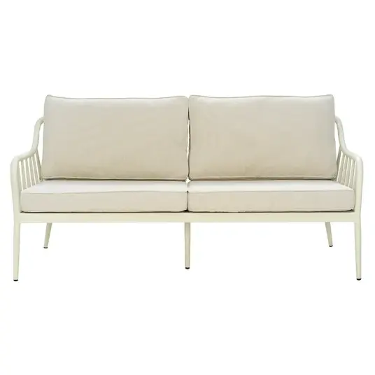 Brafab Coleville 3 seters sofa Pearl white / Dot beige Brafab Coleville 3 seters sofa Pearl white / Dot beige