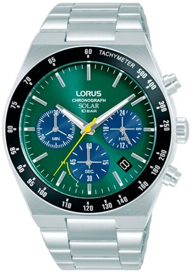 Lorus Herreklokke RZ523AX9 Sports Grønn/Stål Ø43.8 mm