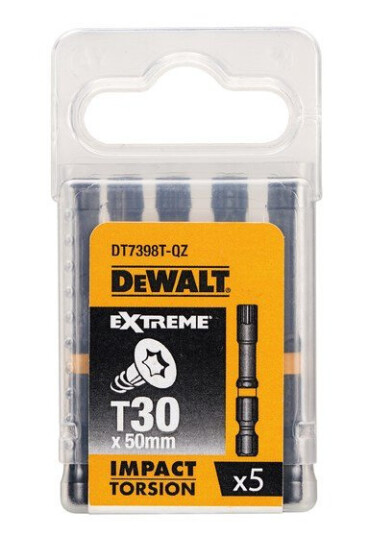 Dewalt Bits t30x5 50mm ir torsion dt7398t Dewalt Bits t30x5 50mm ir torsion dt7398t
