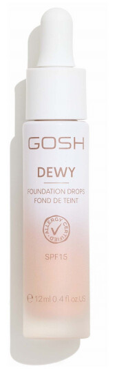 Gosh DEWY Foundation Drops 006 Middels med Duggfrisk Finish Gosh DEWY Foundation Drops 006 Middels med Duggfrisk Finish