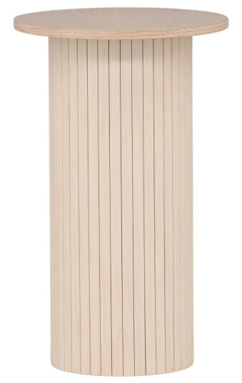 Bianca Sidebord 40x65 cm Rundt   Hvid