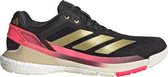 Joggesko adidas Crazyquick BOOST Padel Core Black/ Gold Met./ Solar Turbo EUR 42 2/3