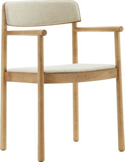 Normann Copenhagen Timb Stol Med Armlene Tan / Hallingdal 220