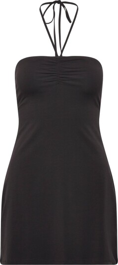 Monki Tube Mini Dress Brown XL