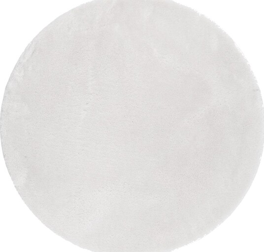 Cozy Ryeteppe 160 cm Rund - Hvit