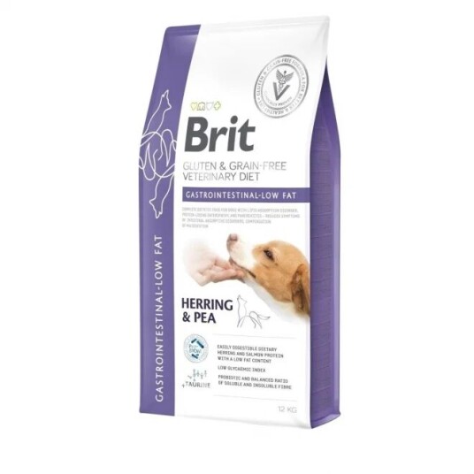 Brit Veterinary Diets Dog Grain Free Gastrointestinal-Low Fat (12 kg)