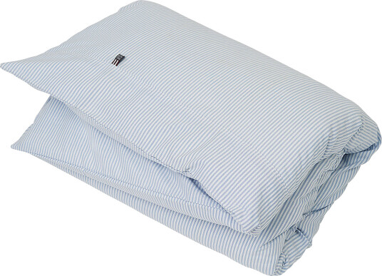 Lexington Home Baby Pin Point Duvet Blue/White Duvet - Blue - 100X130 x 130