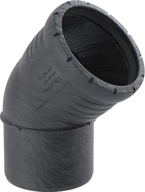 Silent Pro Bøjning 45° 50Mm