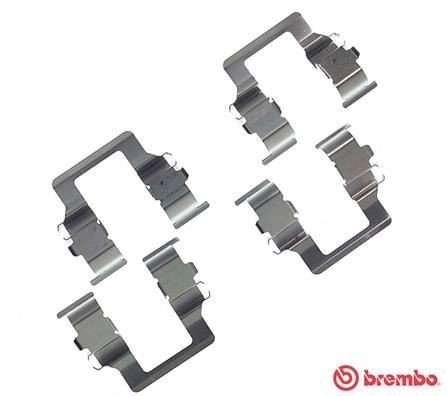 Tilbehørsett, skivebremse belegg BREMBO A 02 201 Tilbehørsett, skivebremse belegg BREMBO A 02 201