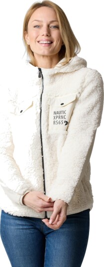 Nautic Xprnc Marstrand Stretch Pile Hood Jacket W Nautic Xprnc Marstrand Stretch Pile Hood Jacket W