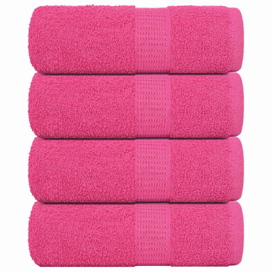 Vaskehåndklær FROGN 4 stk rosa 30x30 cm 360 gsm Vaskehåndklær FROGN 4 stk rosa 30x30 cm 360 gsm
