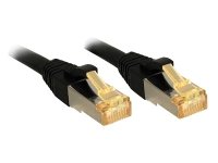 Lindy Cat7 S/FTP Nettverkskabel 1 m Svart med RJ-45 Lindy Cat7 S/FTP Nettverkskabel 1 m Svart med RJ-45