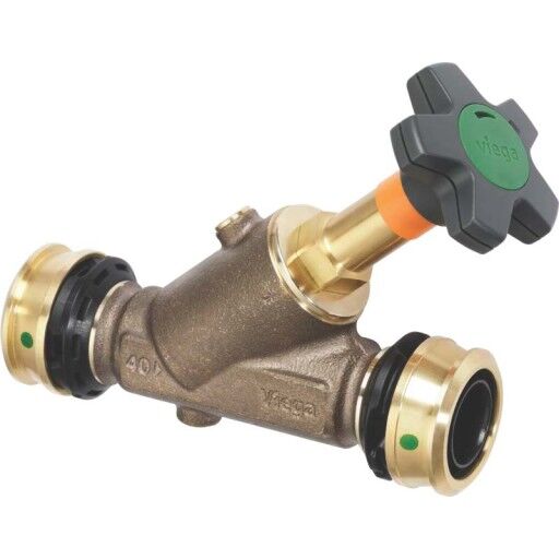 Viega Easytop Vinkelseteventil Tappevann Varme 40mm Viega Easytop Vinkelseteventil Tappevann Varme 40mm