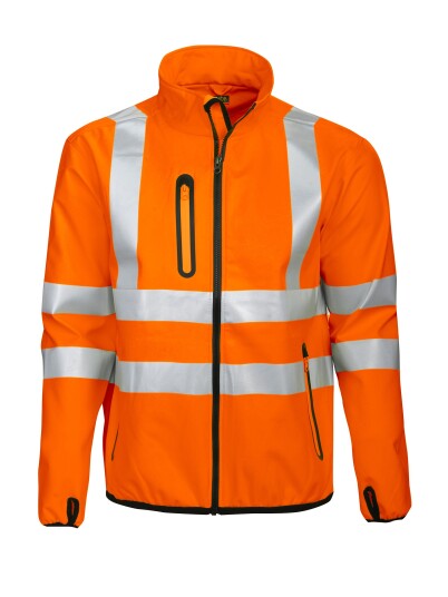 ProJob 6412 Softshelljakke En Iso 20471 Kl 3 Orange 3XL