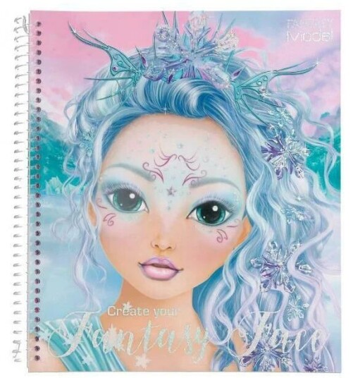Depesche Aktivitetsbok Create Your Fantasy Face Tompdel
