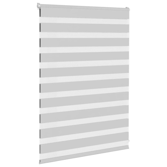 Sebragardin lysegrå 100x100 cm stoff bredde 95,9 polyester