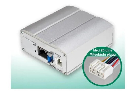BeatSonic Kompakt Plug & Play forsterker - Mitsubishi 2007 --> u/Rockford