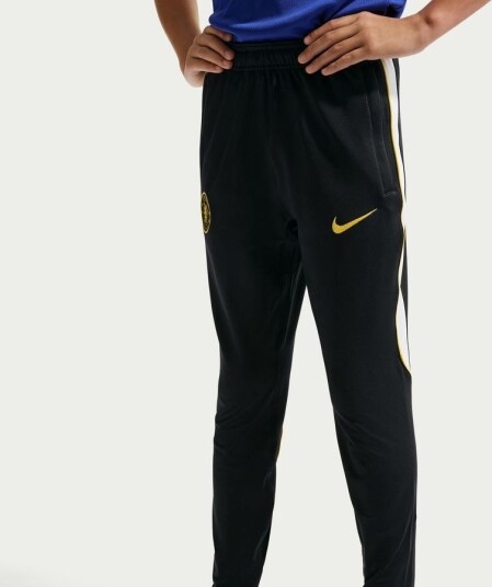 Chelsea Treningsbukser Dri fit Strike   Pitch Blue/hvit/gul Barn   Nike størrelse M: 137 147 cm