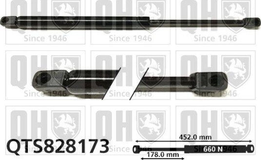 QUINTON HAZELL QTS828173 Baklukedemper