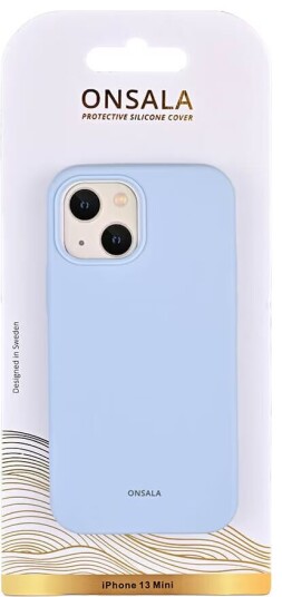 Onsala Silikondeksel iPhone 13 Mini Lyseblå