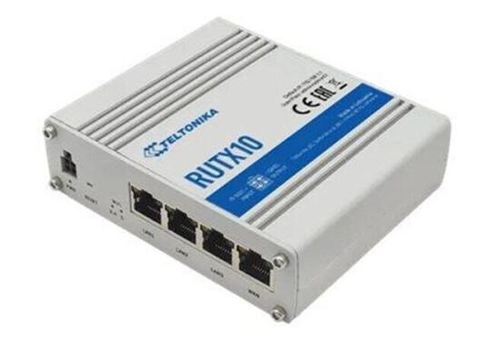 Teltonika RUTX10 Dobbeltbånd Trådløs Router med Bluetooth 4.0 og 4-Portssvitsj