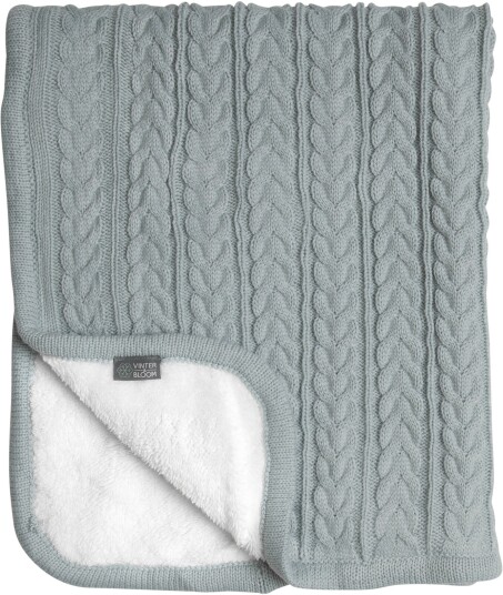 Vinter & Bloom Cuddly Koseteppe Grønn 100% Akryl og Korallfleece Vinter & Bloom Cuddly Koseteppe Grønn 100% Akryl og Korallfleece