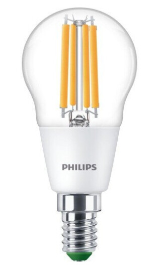 Philips 10 stk Master Ultra Efficient LED Krone 2,3W 827 485 lm E14 klar Philips 10 stk Master Ultra Efficient LED Krone 2,3W 827 485 lm E14 klar