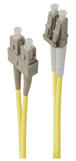 ALOGIC Glasfaserkabel LC-SC Multi Mode Duplex LSZH OS2 3m