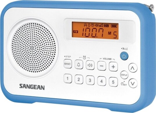 Sangean PR-D18 Bærbar Digital AM/FM Radio 87,5 - 108 MHz blå Sangean PR-D18 Bærbar Digital AM/FM Radio 87,5 - 108 MHz blå