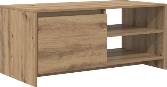 vidaXL Sofabord Artisan eik 102 x 50 x 45 cm Konstruert tre