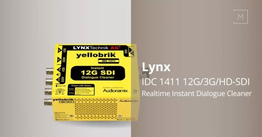 Lynx IDC 1411 12G/3G/HD-SDI Realtime Instant Dialogue Cleaner