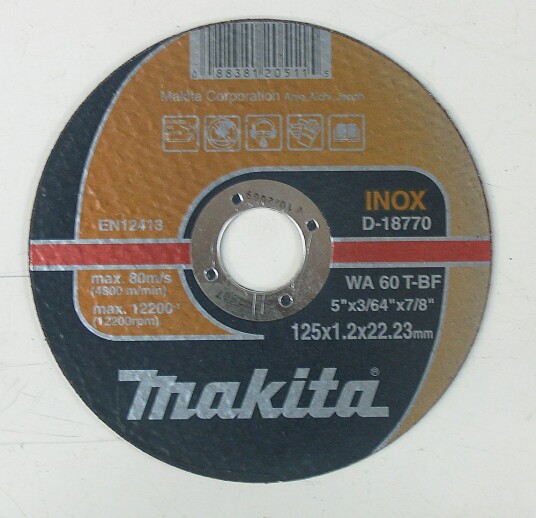 Makita Kappeskive 125x1.2mm WA60T Metall