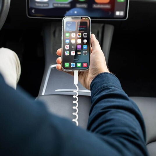 Smartsaker Multi USB-kabel med etui, Hvit