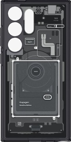 Spigen Ultra Hybrid Zero One, Deksel, Samsung, Galaxy S24 Ultra, 17,3 Cm (6,8"), Sort